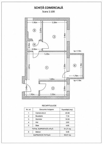 Greenfield Residence, 2 camere cu vedere panoramica spre padure, bloc D6, parcare inclusa